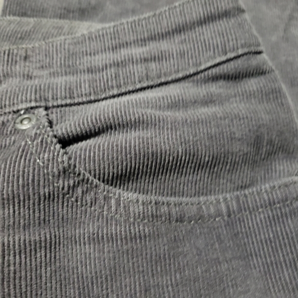 St.Johns Bay grey corduroy pants size 12P - Picture 5 of 7